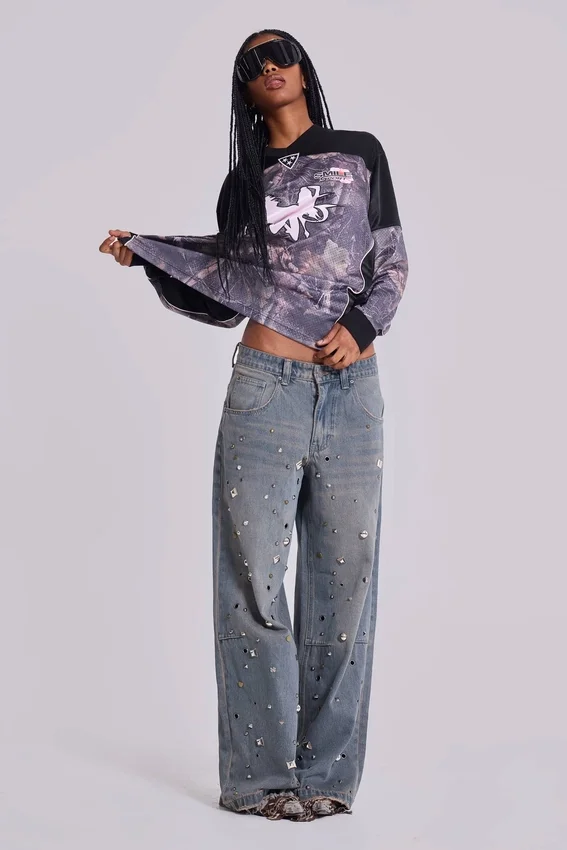 Colossus Jeans cloutés « Bolted »