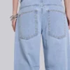 Colossus Jeans cloutés, délavage bleu clair