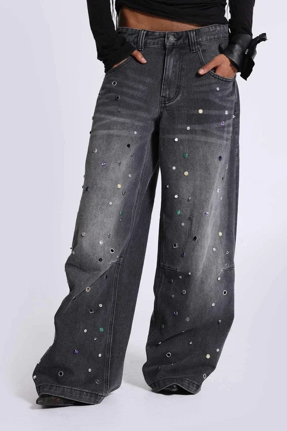 Colossus Jeans cloutés Trixa