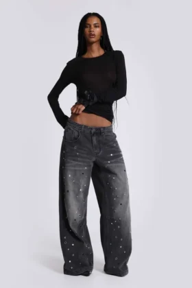 Colossus Jeans cloutés Trixa