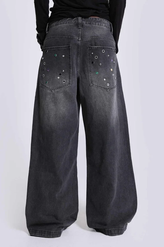 Colossus Jeans cloutés Trixa