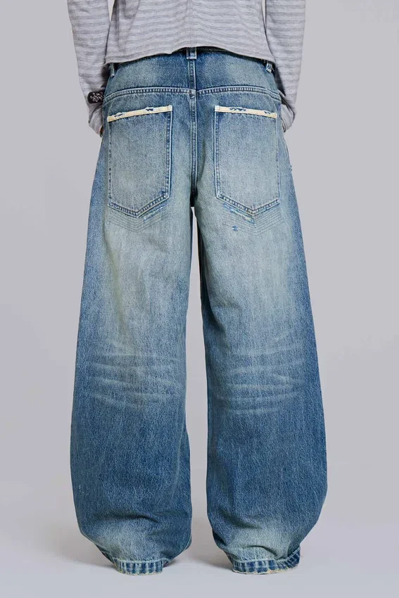 Colossus Jeans déchiré à taille basse