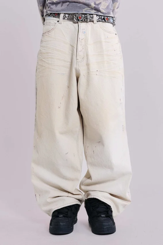 Colossus Jeans « Ecru Paint »