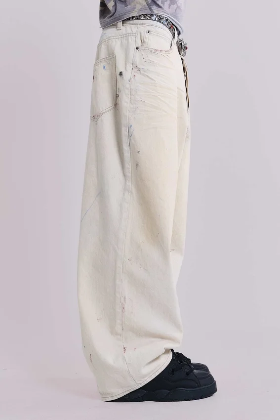 Colossus Jeans « Ecru Paint »