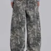 Colossus Jeans en camouflage Woodland à effet aiguilleté
