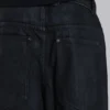 Colossus Jeans en denim enduit avec fermeture éclair
