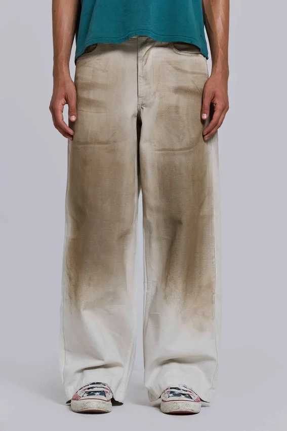 Colossus Jeans en toile délavée