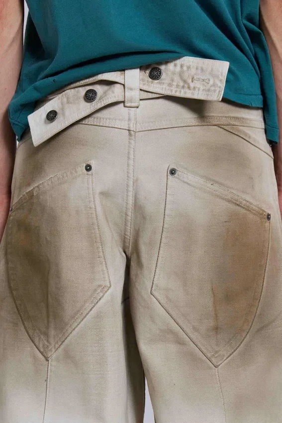 Colossus Jeans en toile délavée