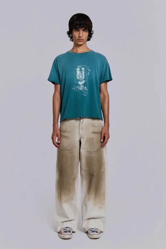 Colossus Jeans en toile délavée