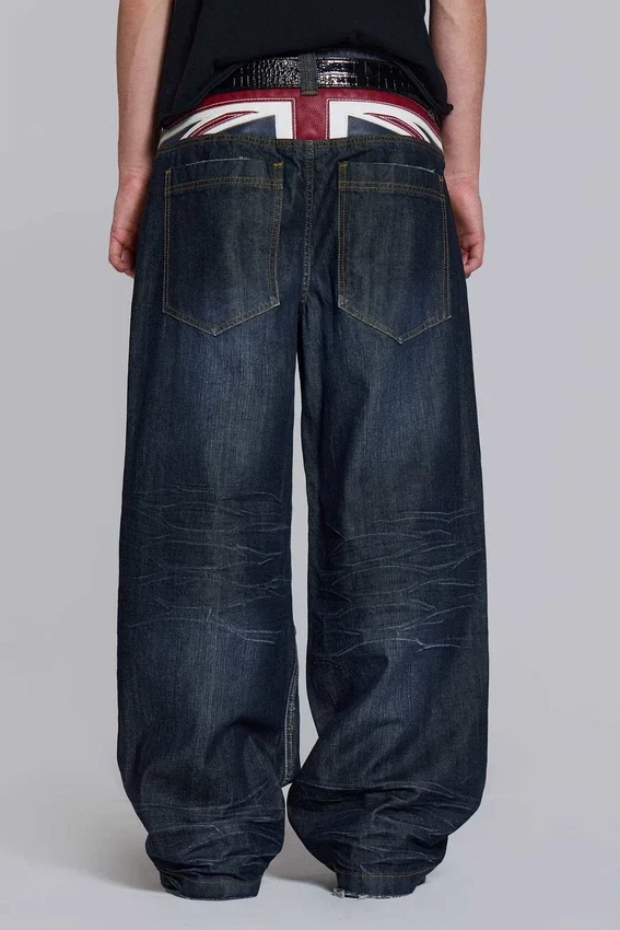 Colossus Jeans indigo Union Jack