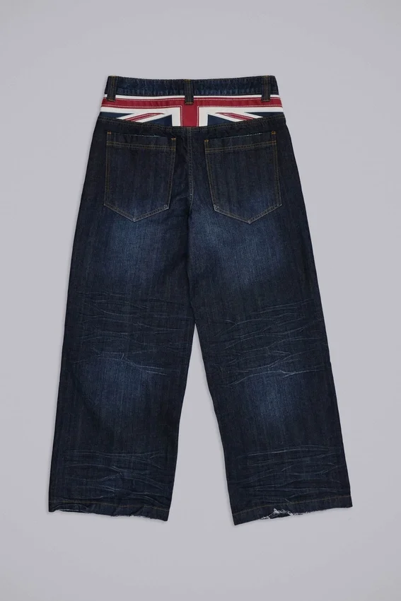 Colossus Jeans indigo Union Jack