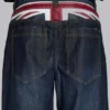 Colossus Jeans indigo Union Jack