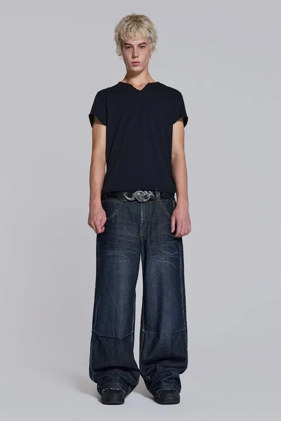 Colossus Jeans indigo Union Jack