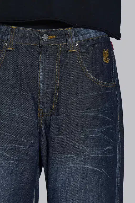 Colossus Jeans indigo Union Jack