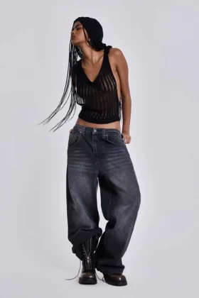 Colossus Jeans noir délavé