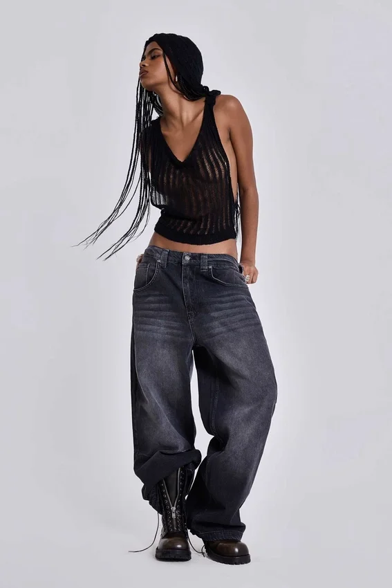 Colossus Jeans noir délavé