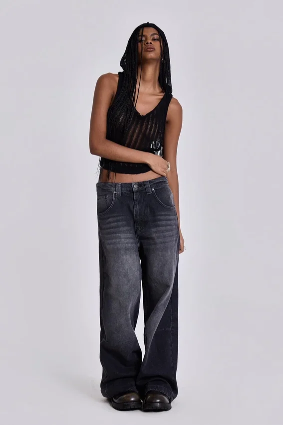 Colossus Jeans noir délavé