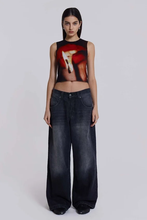 Colossus Jeans noir délavé