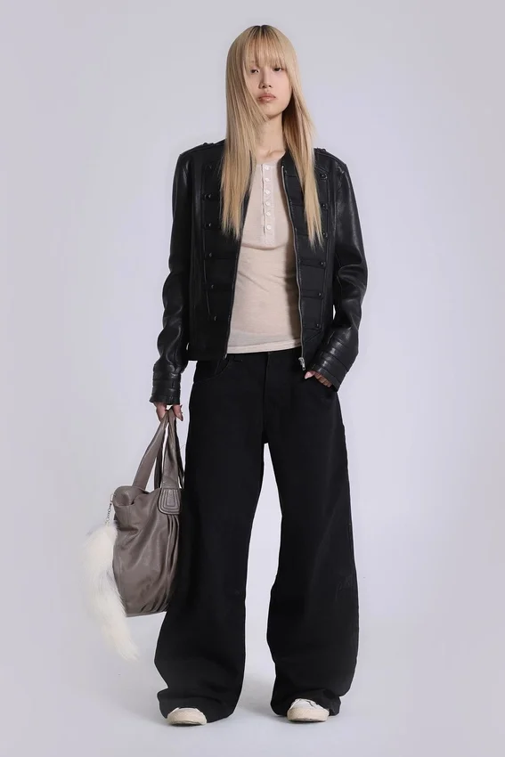 Colossus Jeans noir uni