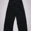 Colossus Jeans noir uni à taille basse