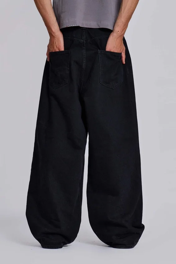 Colossus Jeans noir uni taille XL