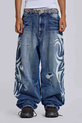 Colossus Jeans XL « Blade » délavé clair
