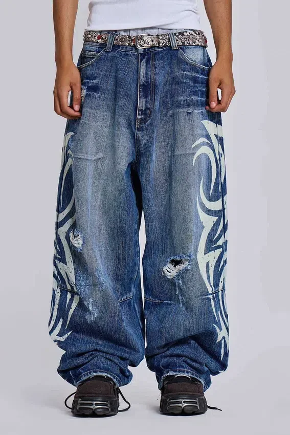 Colossus Jeans XL « Blade » délavé clair