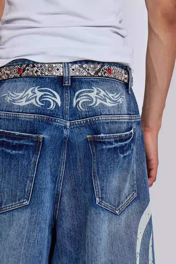 Colossus Jeans XL « Blade » délavé clair