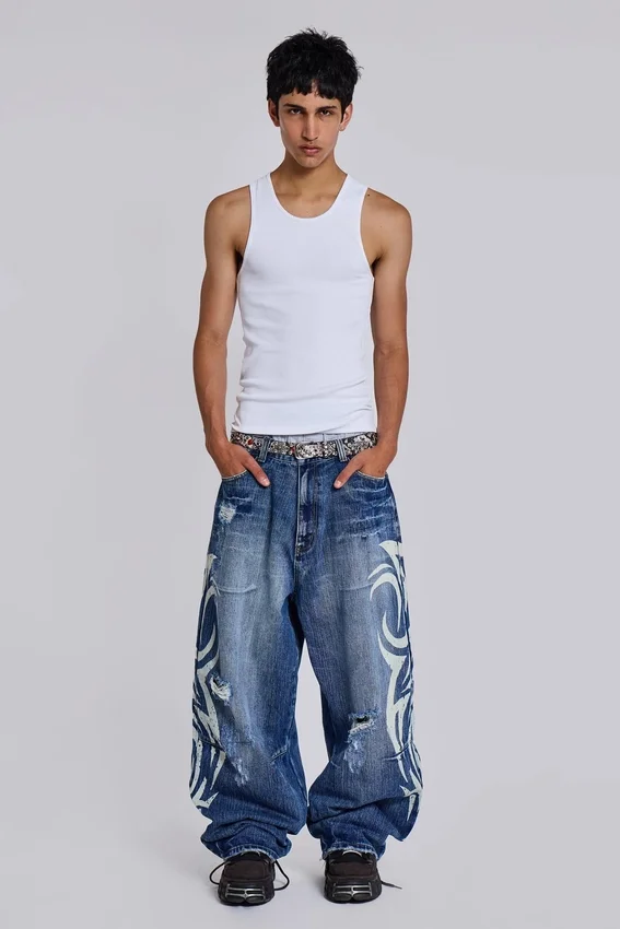 Colossus Jeans XL « Blade » délavé clair