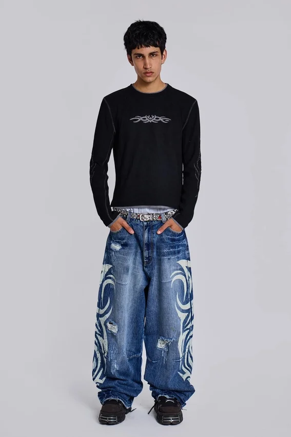 Colossus Jeans XL « Blade » délavé clair