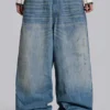 Colossus Jeans XL délavé clair à effet slub
