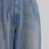 Colossus Jeans XL délavé clair à effet slub