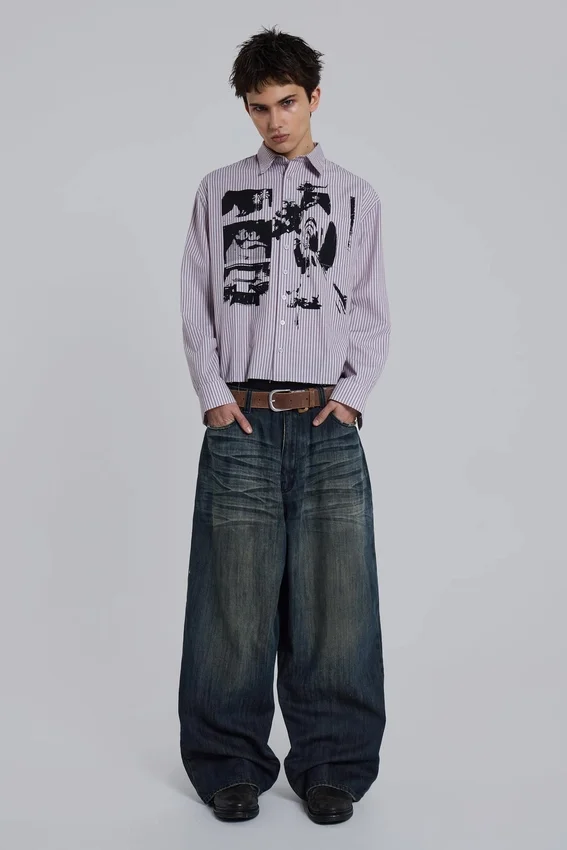 Colossus Jeans XL en denim slub