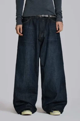 Colossus Jeans XL indigo froissé