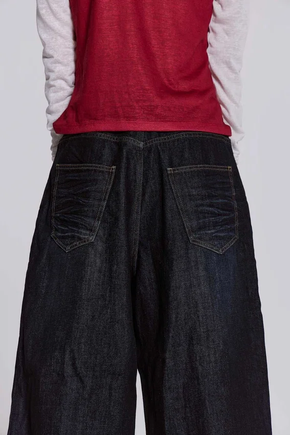 Colossus Jeans XL indigo froissé