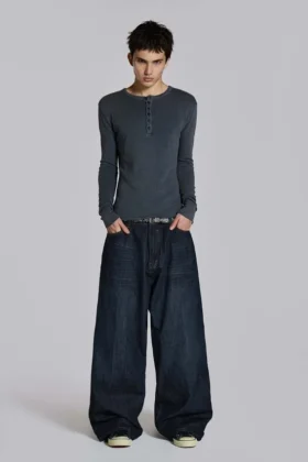 Colossus Jeans XL indigo froissé
