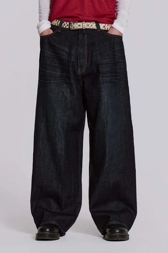 Colossus Jeans XL indigo froissé