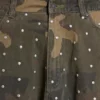 Colossus Jeans XL à motif camouflage clouté