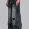 Colossus Jeans XL noir érodé