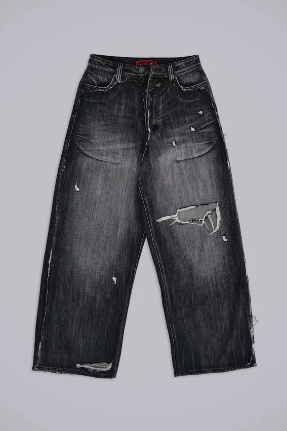 Colossus Jeans XL noir érodé