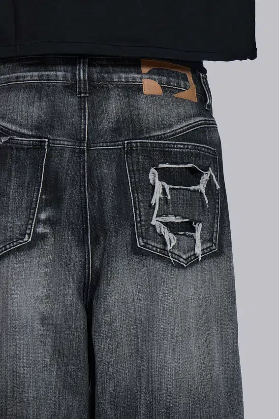 Colossus Jeans XL noir érodé
