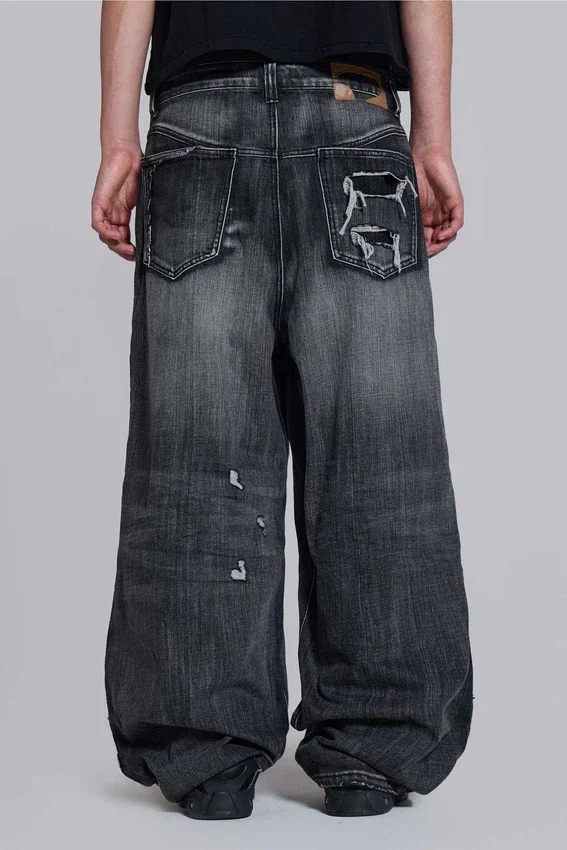 Colossus Jeans XL noir érodé