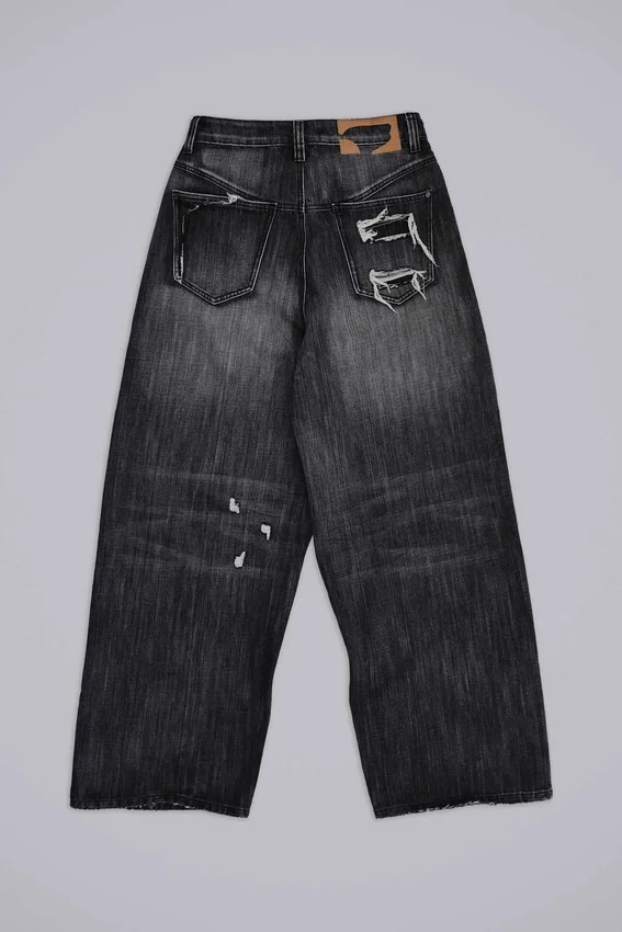Colossus Jeans XL noir érodé