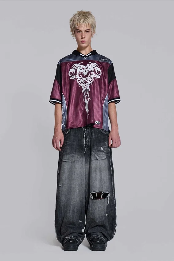Colossus Jeans XL noir érodé