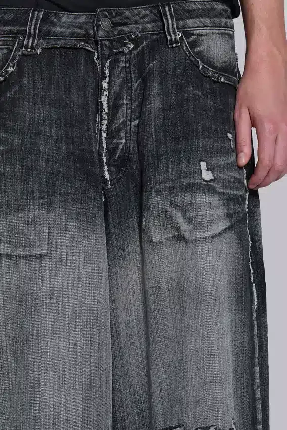 Colossus Jeans XL noir érodé