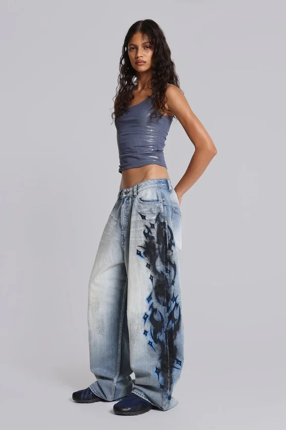 Colossus Jeans XL Spike Airbrush