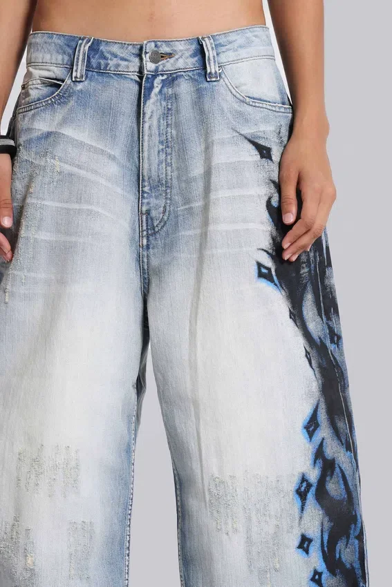 Colossus Jeans XL Spike Airbrush