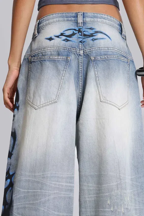 Colossus Jeans XL Spike Airbrush