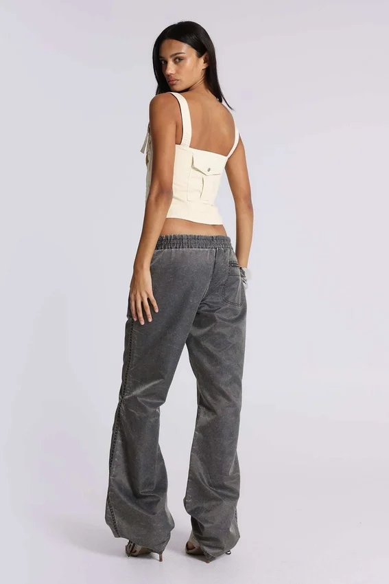Corset cargo écru