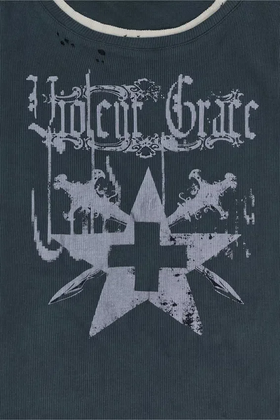 Débardeur côtelé Violent Grace
